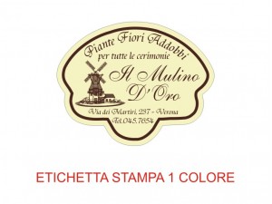 Etichette adesive per fioristi, fiorai e vivaisti (mm 39x31)  (cod.71G)
